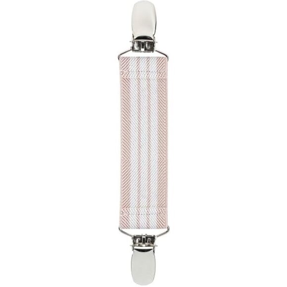 Hold'Em Elastic Scarf and Hat Clips Attacher Extra Heavy Clips  - Beige/White - Picture 1 of 7